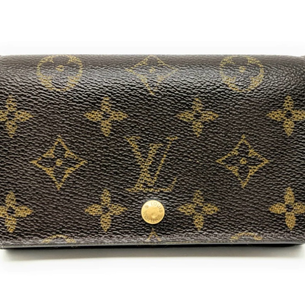 Louis Vuitton Monogram Porte Monnaie Tresor Wallet